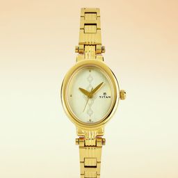 Titan Women Silver-Toned Dial Watch 2535YM01-11