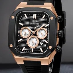 Naviforce Men Dial & Textured Straps Analogue Chronograph Watch NF8037 RGBB-image-64