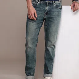 Nautica Men Straight Fit Heavy Fade Stretchable Jeans-picture-17