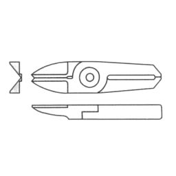 Vessel Straight Blade Special Alloy Steel 60 mm Overall Length 35 g, NE5AJ-picture-11