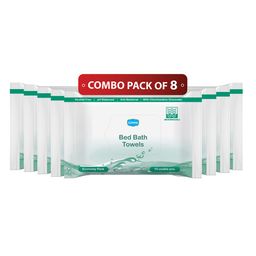 Ginni Set of 8 Hygiene Wet Bed Bath Towel-picture-14