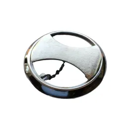 Implemental Desk Cord Cable Cover Computer Wire Organiser Manager ‎Small ‎Stainless Steel Chrome for Computer Desk Table (Pack of 3) image 2