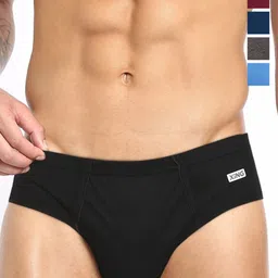 Rupa Frontline Pack Of 6 Assorted Mid-Rise Basic Briefs Frontline-Xing-Brief-IE-6-37