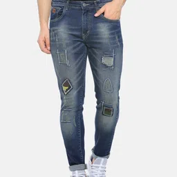 Campus Sutra Men Blue Slim Fit Jeans-picture-37