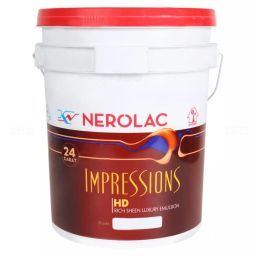 Nerolac IMPRESSIONS HD Interior Emulsion Paint 10 L White Rich Smooth Finish-40