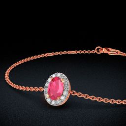Joyalukkas Fiery Solitaire Diamond Bracelet-1.9 gm-image-34