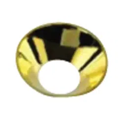 Noble Electricals 6 W White + Gold LED Olivia Downlight Warm White NE-DL-OILIVIA-6-43