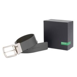 United Colors of Benetton Men Tang Textured Leather Reversible Belt-image-84