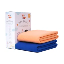 TIDY SLEEP Blue 2 Pieces Cotton Waterproof & Breathable Mattress Protectors-picture-47
