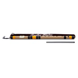 Radhe Flutes Middle Octave Right Handed C Sharp Bansuri With Velvet Cover - Beige-picture-26
