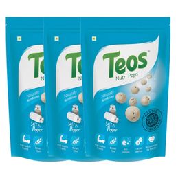 Teos Nutri Pops Roasted Makhana Salt & Pepper (3 x 70 g)-12