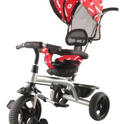 JoyRide Orion Tricycle Deluxe Edition Trike - Tricycle with Canopy for Kids Boys & Girls Age Group 2 to 5 Years Tricycle-Silver & Red-image-92