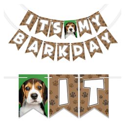 Wobbox Happy Birthday Banner, Dog Theme Decoration Items Brown -Pack Of 1-image-75