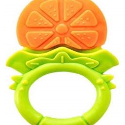 Sparkle Joy Non Toxic Food Grade Silicone Strawberry Baby Teether - Orange-27