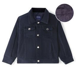 Pine Kids Cotton Woven Full Sleeves Corduroy Jacket - Navy Blue-image-49