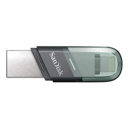 SanDisk iXpand Flash Drive Flip Card 64GB can be used directly in the phone Perfect for recording & watching ,for iOS & Windows, Metalic Silver-picture-16
