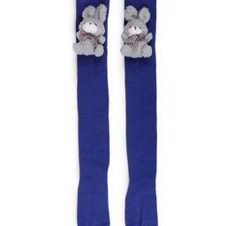 Tipy Tipy Tap Teddy Bear Applique Detailed Socks - Blue-image-22