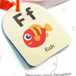 Intellibaby First High-Contrast Visual Brain Flashcards Alphabet & Numbers |Early Literacy & Numeracy | Visual Stimulation | Multicoloured | Gifting | Paediatrician Approved | BIS Certified image 2