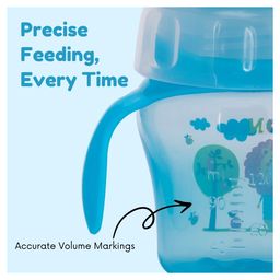 Adore MiniMax! The Funky Silicon Spout Sipper with Twin Handle- 120ml-Blue image 3