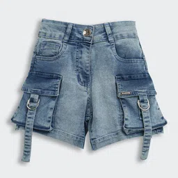 Tiny Girl Girls Barbie Denim Outdoor Denim Regular Fit Shorts-image-41