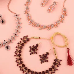 Anouk Gold-Plated Earring & Necklace Set-picture-2
