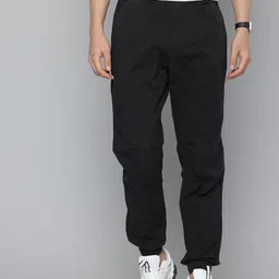 Flying Machine Men Relaxed Tapered Fit Joggers Trousers-image-86