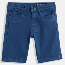 Allen Solly Junior Boys Blue Denim Shorts-image-116