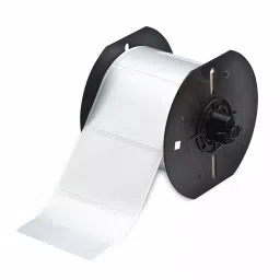 BRADY Gloss finish 0.004 inch Precut Label Roll 500 Labels, 21U368 (Silver)-image-64
