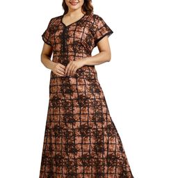 Inner Beats Women Pack Of 2 Multicoloured Cotton Blend Nightdress-picture-45