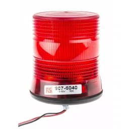 RS PRO Red Flashing Beacon 10-100 V DC Single Point Mount LED Bulb IP56, 9076040-image-78