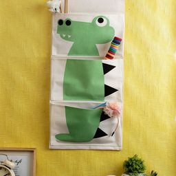 Cortina Off White & Green Printed Water Resistant Handbag Organiser-53