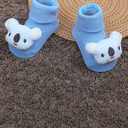Baby Moo Infants Kids Bear Cotton Socks Booties-13
