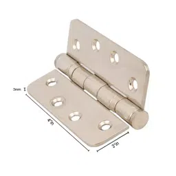 Hettich 4x3 Inch Galvanised Steel Matt Finish Butt Hinges-6