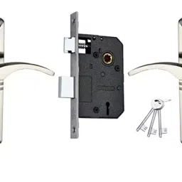 Duke 310+605 BS KY Brass Chrome Plated Finish Mortise Lock Set-picture-25