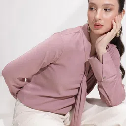 her by invictus Solid Scarf Nek Top-picture-32