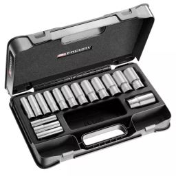 FACOM 1/2 Socket Set 6 Point Socket Head Type Black, S.405AE-25