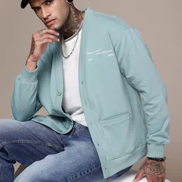 WROGN Collarless Oversized Fit Sweatshirt-image-44