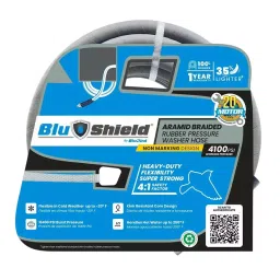 Blushield Pressure Washer Hose Rubber 10 mmx10 m with Fittings-picture-23