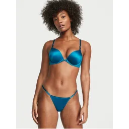 victoria's secret intimates Victoria's Secret Very Sexy V Hardware Adjustable V-String Panty Blue-picture-19