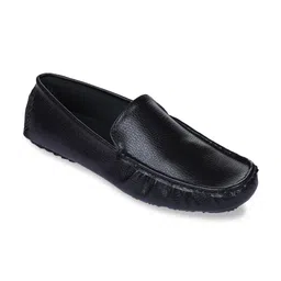 Liberty Men Black Solid Loafers-22