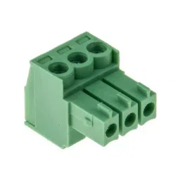 RS PRO 3 Way Pluggable Terminal Block 3.5 mm Pitch Screw Termination, 8971001-15