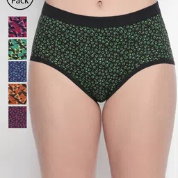 Bodycare Women Pack Of 6 Assorted Printed Hipster Briefs 25000-6PCS-image-59