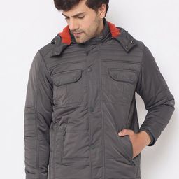 Duke Men Checked Bomber Jacket-26