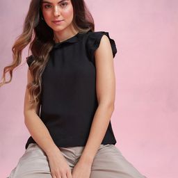 DressBerry Flutter Sleeve Ruffles Top-picture-16