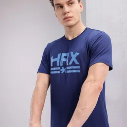 HRX by Hrithik Roshan Men Typography Printed Training T-shirt-image-97