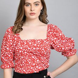 PRETTY LOVING THING Floral Print Crop Top-image-38