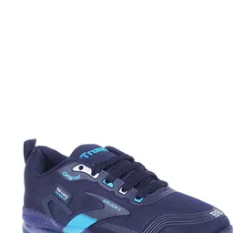 Trump Navy Blue Mesh Casual Shoes-image-7