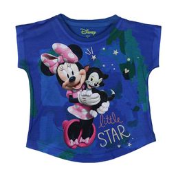 Minnie Girls Blue Minnie & Friends Printed Round Neck Top-image-61