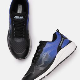 Woodland Men Mesh Woven Design Running Shoes-32