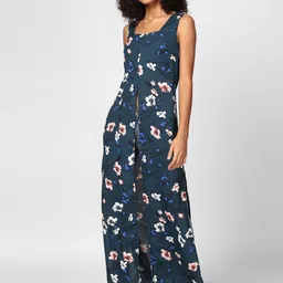 Harpa Women Blue Printed Maxi Top-picture-21